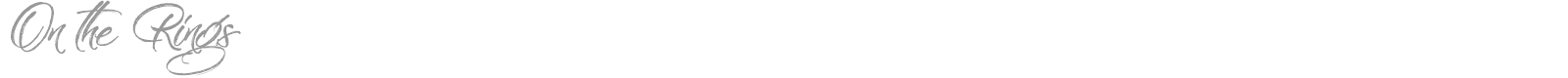 On The Rings font preview